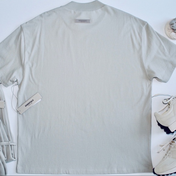 FEAR OF GOD ESSENTIALS Wheat Short Sleeve T - Picture 3 of 4